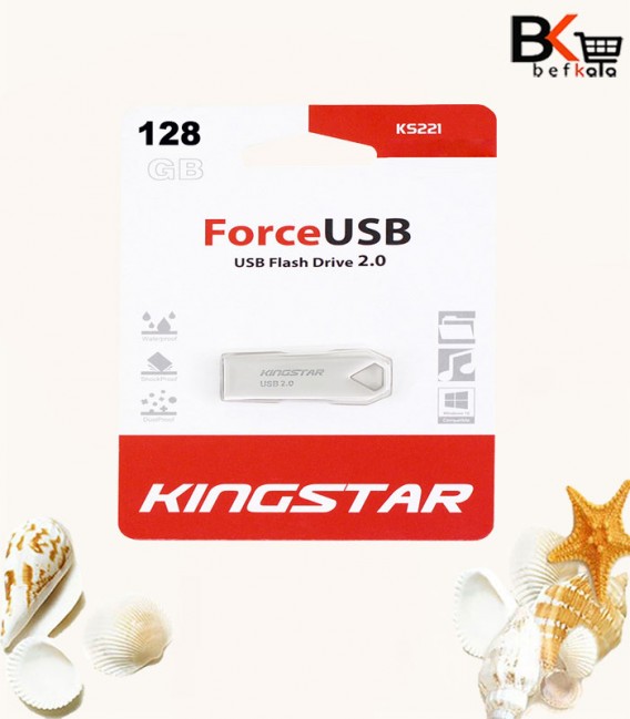 فلش مموری 128 گیگابایت کینگ‌ استار مدل Force KS221