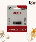 فلش مموری 64 گیگابایت کینگ استار مدل OTG S30 DUALUSB